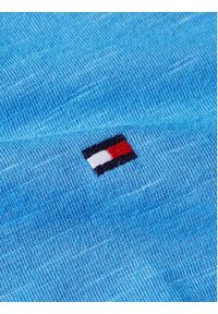 TOMMY HILFIGER - Tommy Hilfiger T-Shirt 1985 WW0WW37857 Niebieski Slim Fit. Kolor: niebieski. Materiał: bawełna