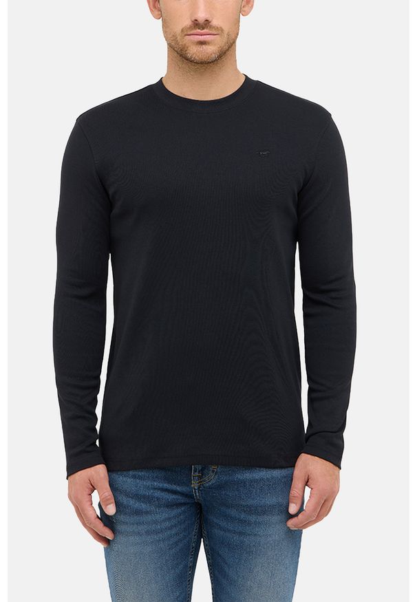 Męski Longsleeve Mustang Style Arlington Jet Black 1016875 4188. Długość rękawa: długi rękaw