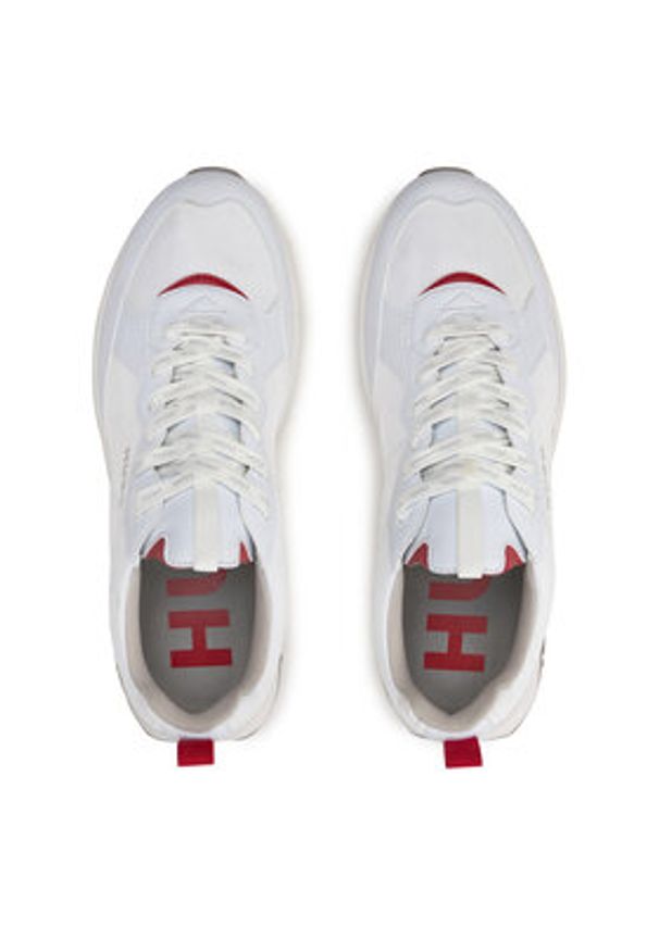Hugo Sneakersy Kane Runn Lglc 50517265 Biały. Kolor: biały. Materiał: materiał