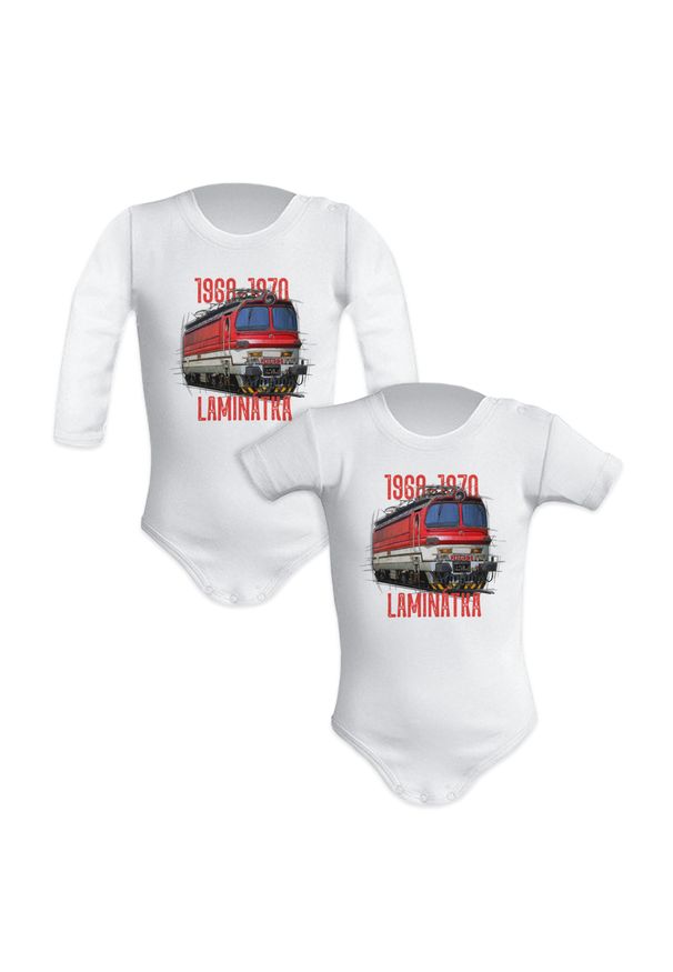 nikiniki - Laminatka — body (Rozmiar: 12M; Długość rękawa: krótki; Rodzaj nadruku: Laminatka). Materiał: bawełna. Wzór: nadruk