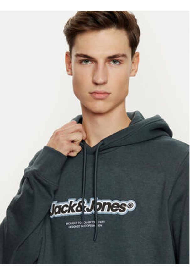 Jack & Jones - Jack&Jones Bluza Vesterbro 12265766 Zielony Relaxed Fit. Kolor: zielony. Materiał: syntetyk