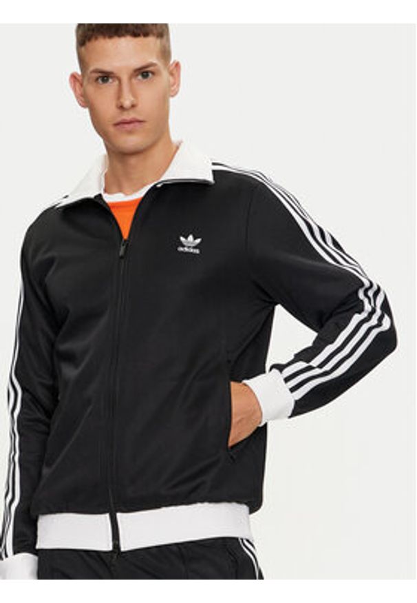 Adidas - adidas Bluza adicolor Classics Beckenbauer II5763 Czarny Slim Fit. Kolor: czarny. Materiał: bawełna