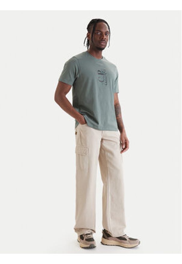 C.P. Company T-Shirt 20CMTS084A005100W Zielony Regular Fit. Kolor: zielony. Materiał: bawełna