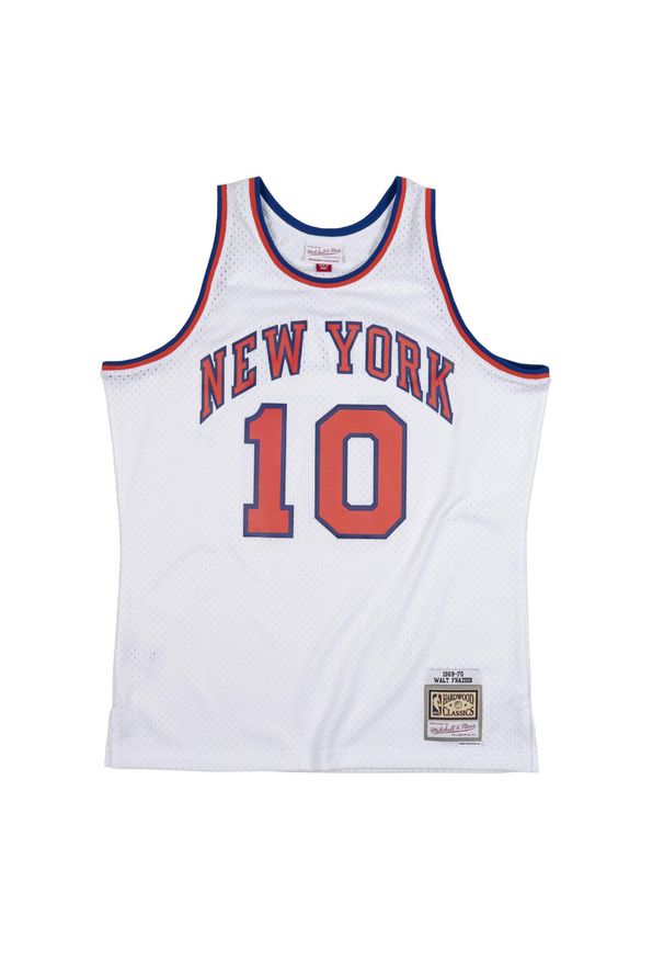 Mitchell & Ness - Koszulka Nba New York Knicks Walt Frazier. Kolor: biały. Sport: koszykówka