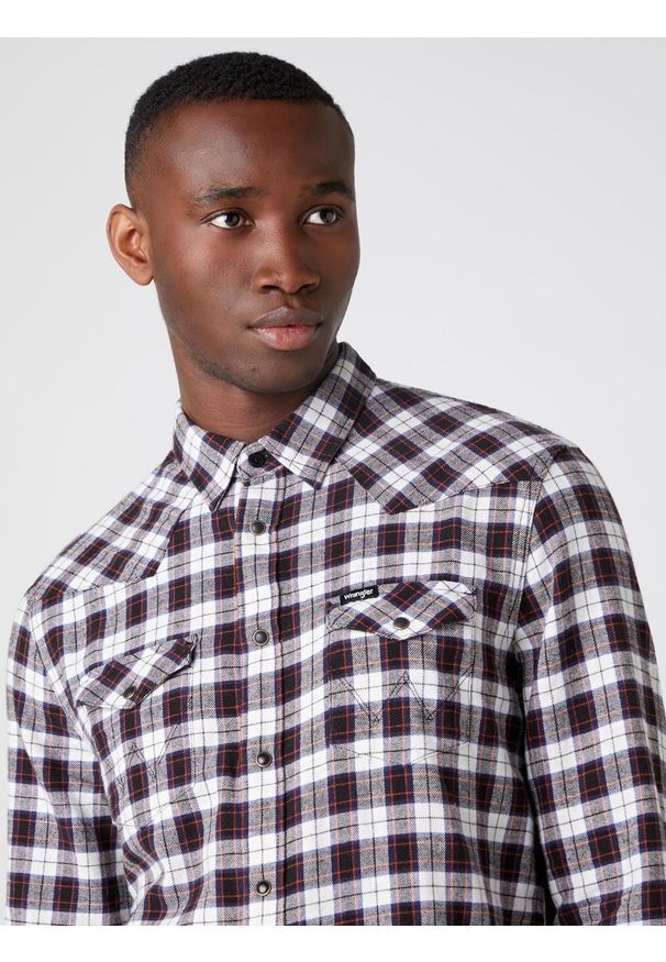 Wrangler - KOSZULA MĘSKA WRANGLER LS WESTERN SHIRT BLACK W5A0B3100 112129934