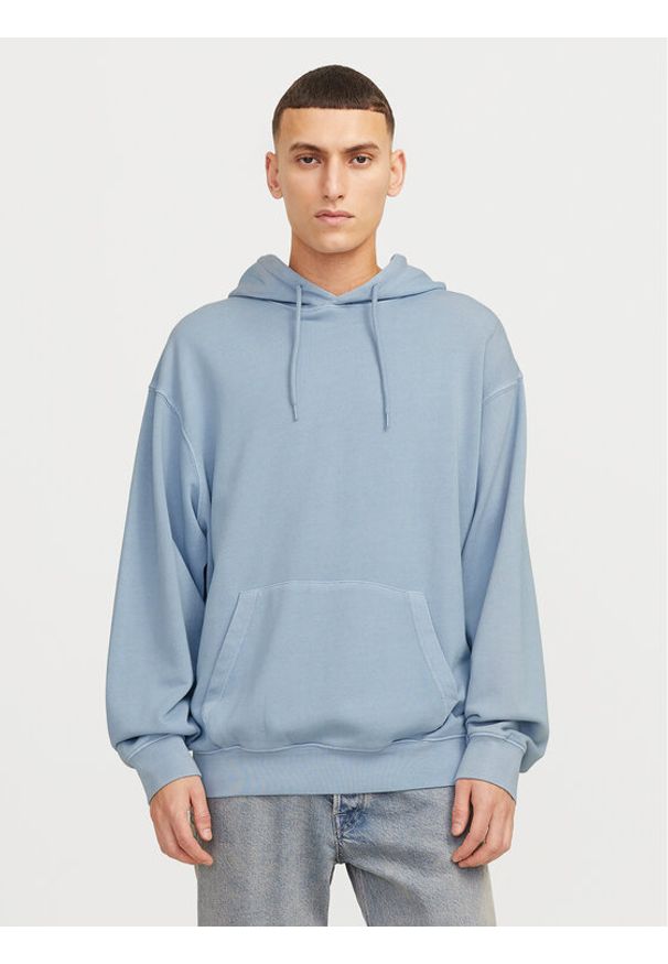 Jack & Jones Bluza Charge 12268272 Błękitny Loose Fit. Kolor: niebieski. Materiał: bawełna