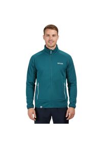 Bluza turystyczna polarowa męska Regatta Ecuador. Kolor: niebieski. Materiał: polar. Styl: sportowy. Sport: turystyka piesza #1