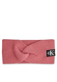 Calvin Klein Opaska materiałowa Mono Logo Patch K60K612660 Różowy. Kolor: różowy. Materiał: bawełna, materiał