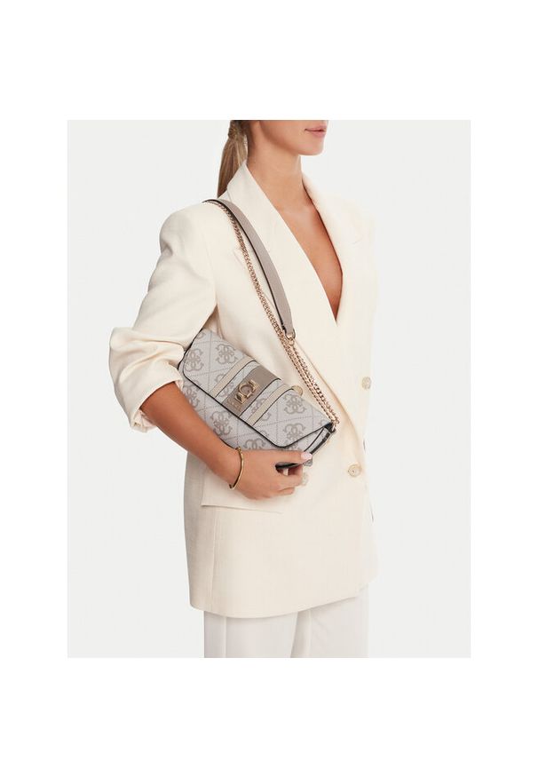 Torebka Guess. Kolor: beżowy