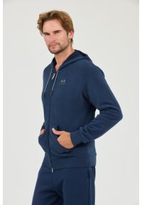 La Martina - LA MARTINA Granatowa męska bluza Hooded Cot, Rozmiar XL. Kolor: niebieski