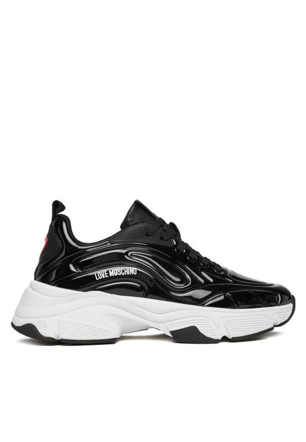 Love Moschino - LOVE MOSCHINO Sneakersy JA15376G0NJT000A Czarny. Kolor: czarny