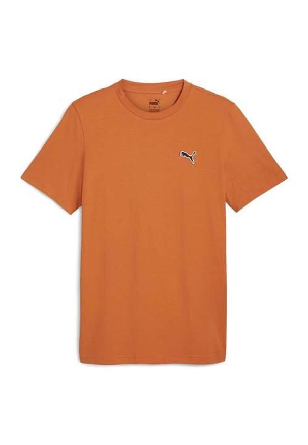 Koszulka sportowa męska Puma Better Essentials Tee. Kolor: pomarańczowy. Materiał: bawełna. Długość rękawa: krótki rękaw. Długość: krótkie