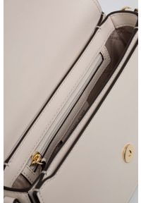 MICHAEL Michael Kors torebka skórzana kolor beżowy. Kolor: beżowy. Materiał: skórzane #3