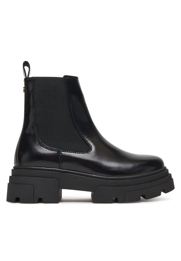 TOMMY HILFIGER - Sztyblety Tommy Hilfiger. Kolor: czarny