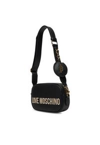 Love Moschino - LOVE MOSCHINO Torebka JC4107PP1NLT1000 Czarny. Kolor: czarny. Materiał: skórzane