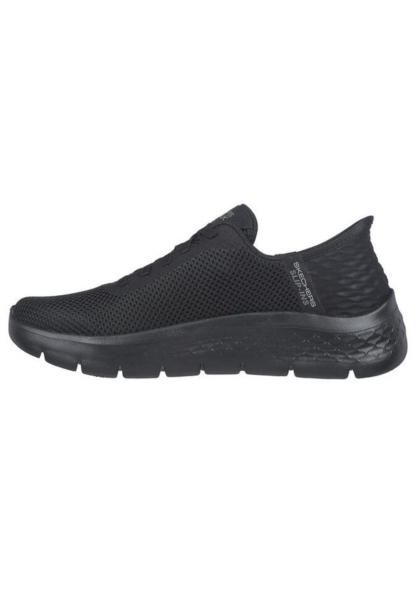 skechers - Buty do chodzenia damskie Skechers 124836BBK. Kolor: czarny. Materiał: materiał, syntetyk. Szerokość cholewki: normalna