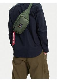 Alpha Industries Nerka Crew Waist Bag 196923 Zielony. Kolor: zielony. Materiał: materiał #5