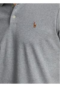 Polo Ralph Lauren Polo 710713130007 Szary Custom Slim Fit. Typ kołnierza: polo. Kolor: szary. Materiał: bawełna