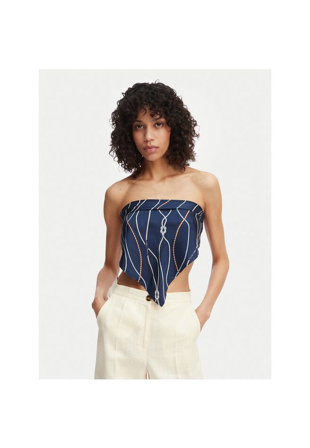 TOMMY HILFIGER - Chusta Tommy Hilfiger. Kolor: niebieski