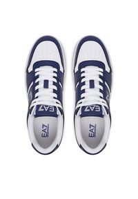 EA7 Emporio Armani Sneakersy X8X234 XK422 U458 Granatowy. Kolor: niebieski. Materiał: skóra #4