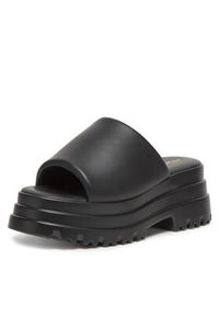 DeeZee Klapki 8602-1A Czarny. Kolor: czarny. Materiał: skóra #10