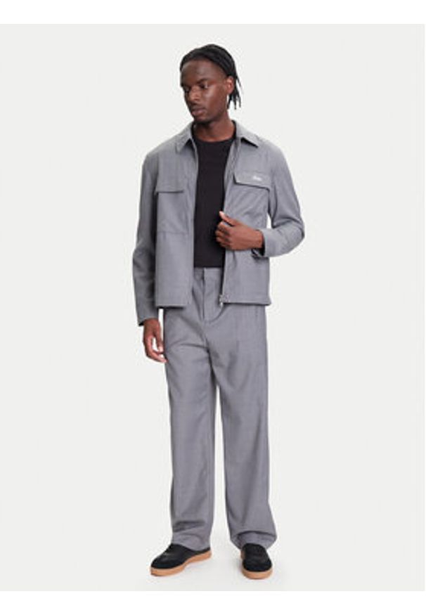 Robe di Kappa Kurtka przejściowa Robe Giovani Gafsa 67124CW Szary Regular Fit. Kolor: szary. Materiał: syntetyk