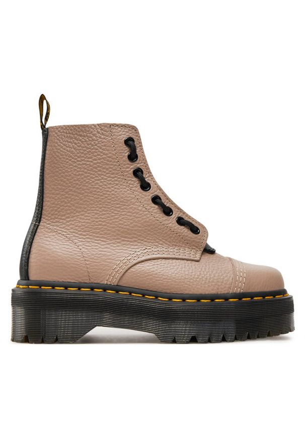 Dr. Martens Glany Sinclair 30584348 Beżowy. Kolor: beżowy. Materiał: skóra