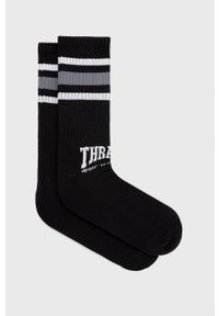 HUF skarpetki x Trasher męskie kolor czarny. Kolor: czarny #1