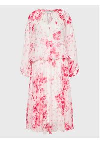 Ermanno Firenze Sukienka wieczorowa D42EQ066CSEC8 Różowy Regular Fit. Kolor: różowy. Materiał: wiskoza. Styl: wizytowy