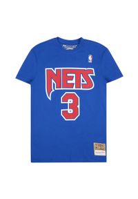 Mitchell & Ness - Koszulka New Jersey Nets. Kolor: niebieski. Materiał: jersey. Sport: koszykówka #1