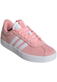 Adidas - Buty adidas Vl Court 3.0 U IF4469 różowe. Okazja: na co dzień. Zapięcie: sznurówki. Kolor: różowy. Materiał: syntetyk, zamsz, materiał, guma, skóra. Szerokość cholewki: normalna #4