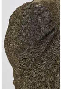 Liu Jo Longsleeve damski kolor złoty. Okazja: na co dzień. Kolor: złoty. Materiał: dzianina. Długość rękawa: długi rękaw. Styl: casual #5