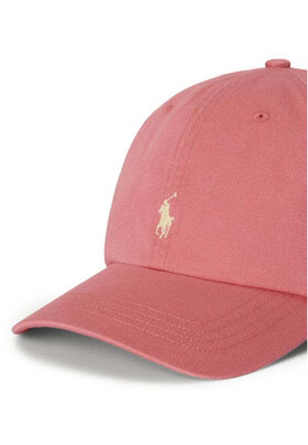 Polo Ralph Lauren Czapka z daszkiem 3,23786E+11 Różowy. Kolor: różowy. Materiał: bawełna