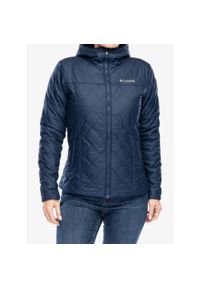 columbia - Kurtka ocieplana damska Columbia Copper Crest II Hooded Jacket. Kolor: niebieski. Sport: turystyka piesza