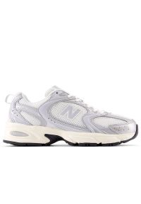 Buty unisex New Balance U530SEA - srebrne. Kolor: srebrny. Materiał: zamsz. Szerokość cholewki: normalna. Sezon: lato. Sport: turystyka piesza