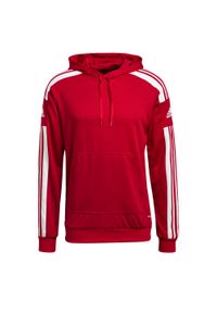 Adidas - Bluza piłkarska męska adidas Squadra 21 Hoodie. Kolor: czerwony, biały, wielokolorowy. Sport: piłka nożna #1