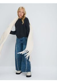 Sinsay - Prążkowany sweter ze ściągaczami - szary. Kolor: szary. Materiał: prążkowany #1