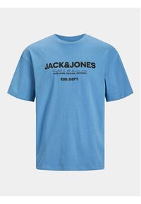 Jack & Jones - Jack&Jones T-Shirt Gale 12247782 Niebieski Relaxed Fit. Kolor: niebieski. Materiał: bawełna #3