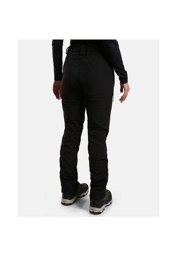 Damskie spodnie wodoodporne Kilpi Mestalo. Kolor: czarny. Materiał: nylon. Sezon: lato. Sport: turystyka piesza