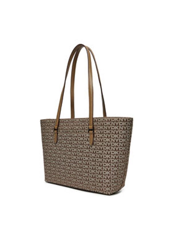 DKNY Torebka Bryant R43AFE20 Brązowy. Kolor: brązowy. Materiał: skórzane
