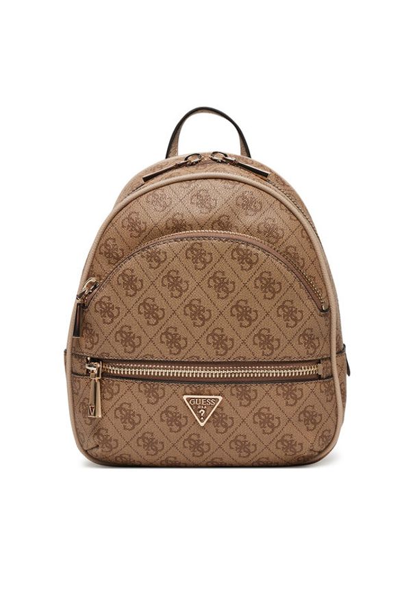 Guess Plecak Manhattan II HWSG71 18320 Brązowy. Kolor: brązowy. Materiał: skóra