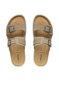 Geox Klapki U Sandal Ghita U159VB 00032 C1018 Szary. Kolor: szary. Materiał: skóra, nubuk #3