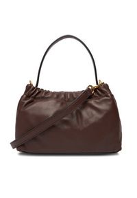 TOMMY HILFIGER - Tommy Hilfiger Torebka Soft Leather Mini Crossover AW0AW18306 Brązowy. Kolor: brązowy. Materiał: skórzane #2