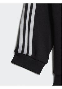 Adidas - adidas Komplet dresowy Essentials Full-Zip Hooded Jogger Set HR5866 Czarny Regular Fit. Kolor: czarny. Materiał: dresówka