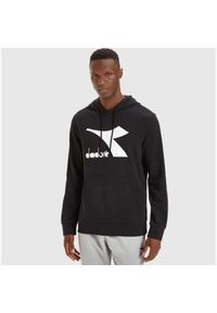 Diadora - Bluza męska DIADORA HOODIE BIG LOGO. Kolor: czarny