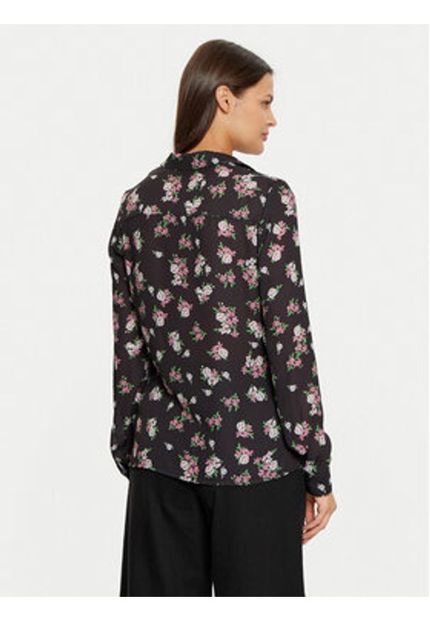 Guess Koszula W4BH56 WGLA2 Czarny Comfort Fit. Kolor: czarny. Materiał: syntetyk