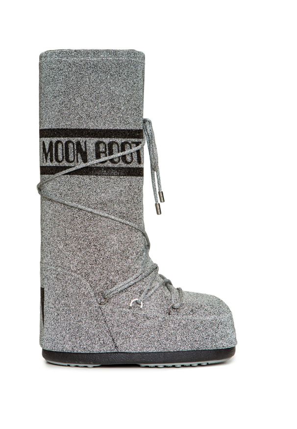 Moon Boot - Śniegowce MOON BOOT CLASSIC 50 SWAROVSKI. Materiał: kauczuk. Szerokość cholewki: normalna. Wzór: aplikacja. Styl: klasyczny