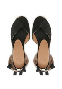 Castañer Espadryle Bilina/8ED/001 Czarny. Kolor: czarny. Materiał: materiał #6