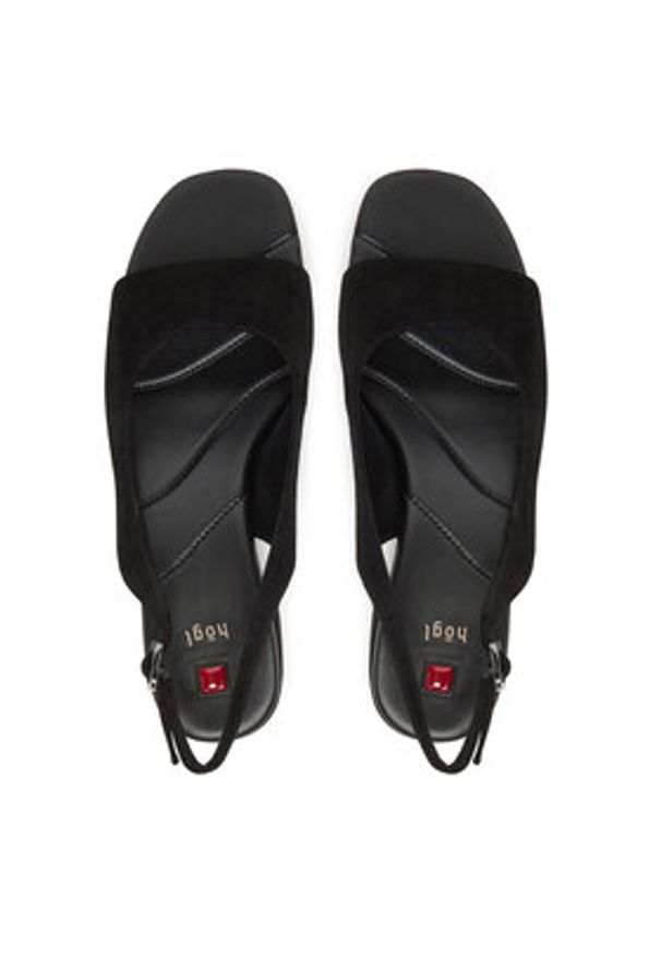 HÖGL Sandały Elsa 9-102612 Czarny. Kolor: czarny. Materiał: zamsz, skóra