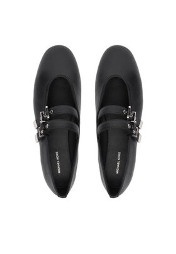 MICHAEL Michael Kors Baleriny Rowen Flex Ballet 40R6RWFP1L Czarny. Kolor: czarny. Materiał: skóra